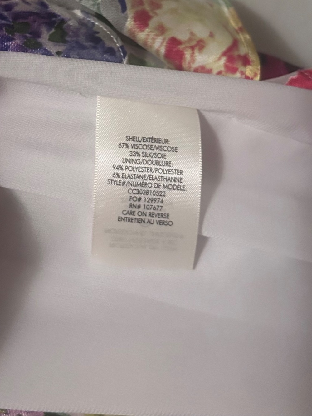 Alice + Olivia Hayden V-Neck Front Ruffle Dress in Flower Shop size 2 - Picture 14 of 15